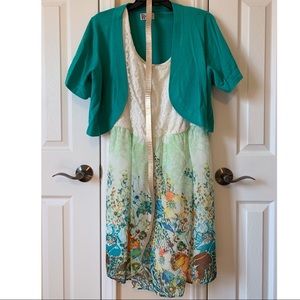 Dress and coverup set